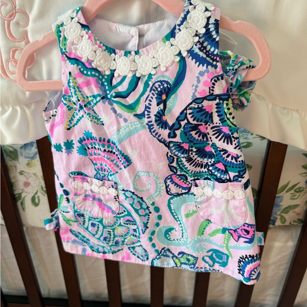 Lilly Pulitzer Lavender Turtle Dress